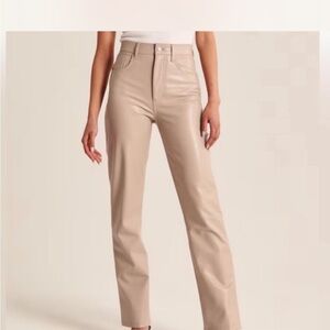 BNWT Abercrombie and Fitch Leather Pants